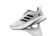 Adidas Men's Lightweight Running Shoes – Breathable Sports & Training Sneakers | White/Black
