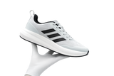 Adidas Men's Lightweight Running Shoes – Breathable Sports & Training Sneakers | White/Black
