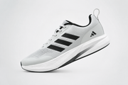 Adidas Men's Lightweight Running Shoes – Breathable Sports & Training Sneakers | White/Black
