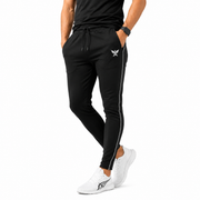 Apex Black  Engineered Gym Trousers