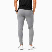 Apex  Gray Engineered Gym Trousers