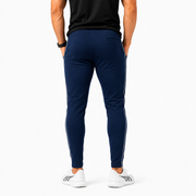 Apex Navy Blue  Engineered Gym Trousers