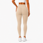 Load image into Gallery viewer, Athletic Beige High-Waist Leggings For Women