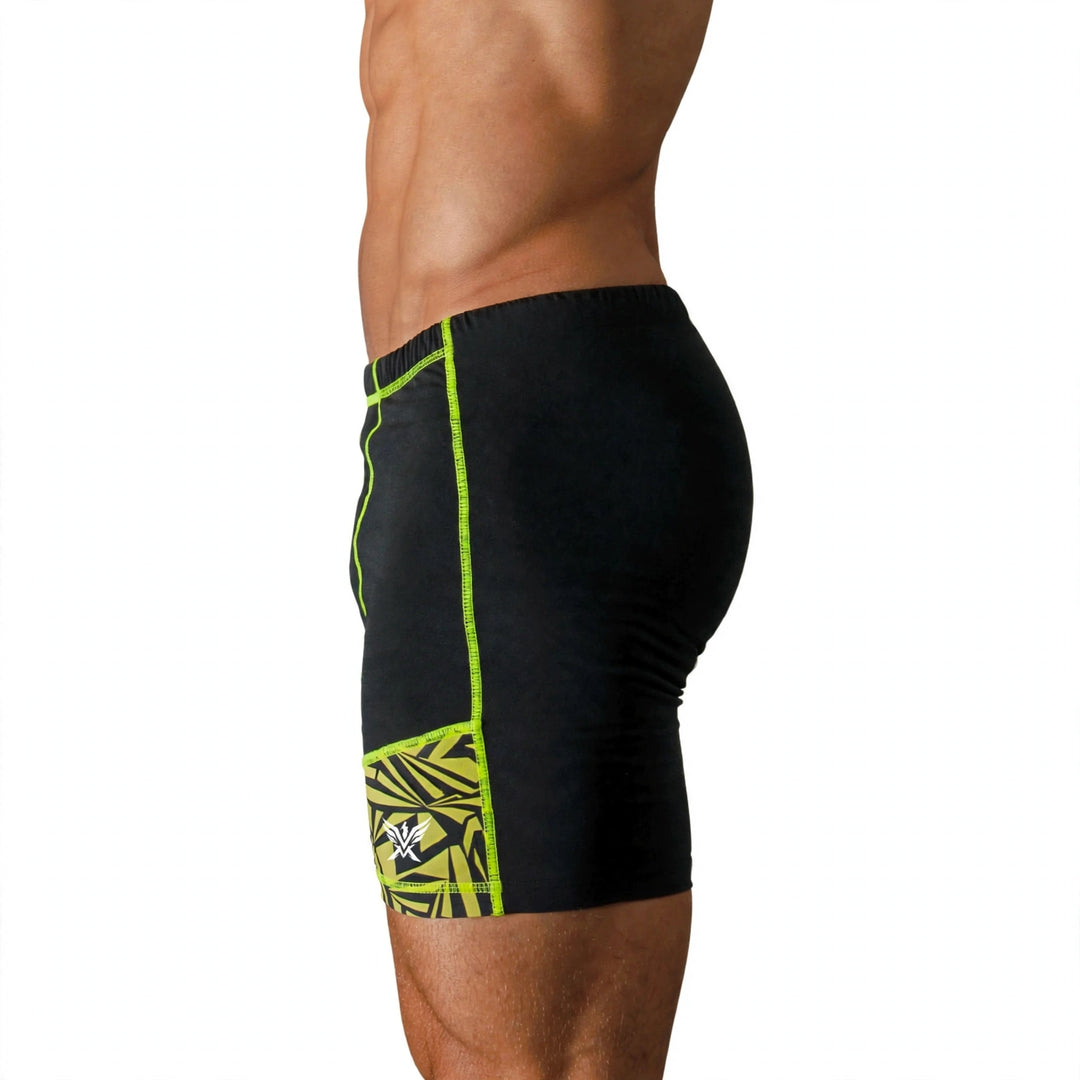 Men's Pro Performance Athletic Compression Shorts Black