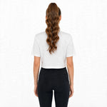 Load image into Gallery viewer, White Loose Fit Athletic Crop Top
