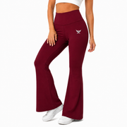 MAROON FLARE LEGGINGS