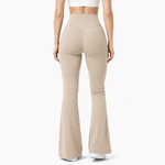 Load image into Gallery viewer, BEIGE FLARE LEGGINGS