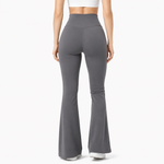 Load image into Gallery viewer, GRAY FLARE LEGGINGS