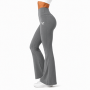 GRAY FLARE LEGGINGS