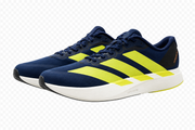 adidas Adizero Evo SL Running Shoes | Ultralight Performance Trainers with Lightstrike Pro in Navy & Solar Yellow