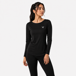 Load image into Gallery viewer, Premium Black Women’s Long-Sleeve Shirt
