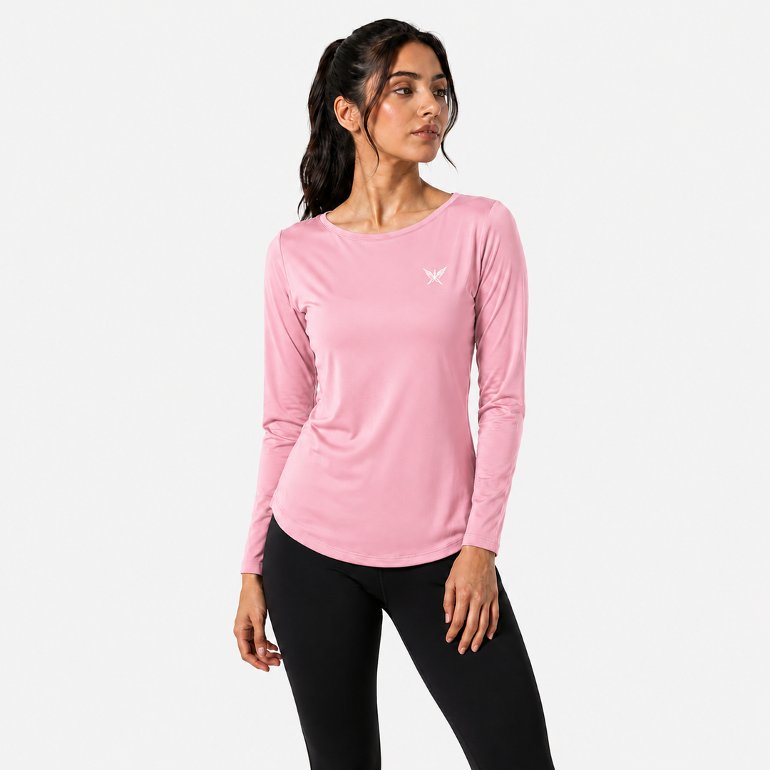 Premium Pink Women’s Long-Sleeve Shirt
