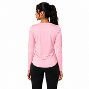 Premium Pink Women’s Long-Sleeve Shirt