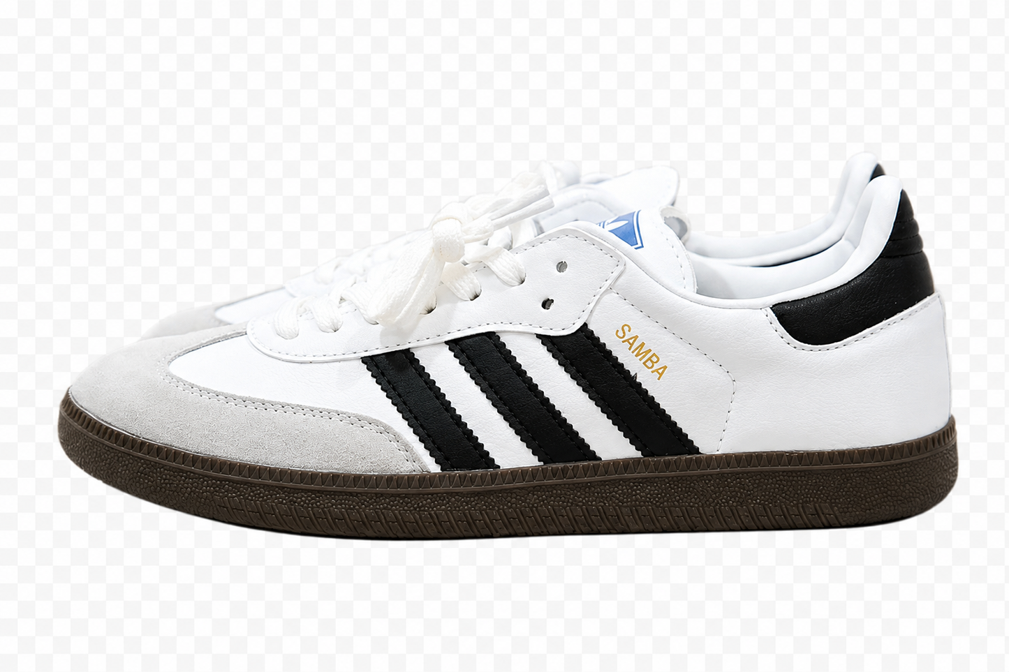 Adidas Samba Sneakers | Classic Retro Indoor Soccer Shoes in White, Black & Gum