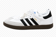 Adidas Samba Sneakers | Classic Retro Indoor Soccer Shoes in White, Black & Gum