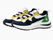 Nike Retro-Runner Lifestyle Sneakers | Chunky Multi-Color Trainers in White, Navy, Yellow & Green