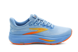 Brooks Glycerin Running Shoes | Premium Neutral Trainers with DNA LOFT Cushioning in Light Blue & Orange