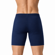 Men's Pro Performance Athletic Compression Shorts Navy Blue