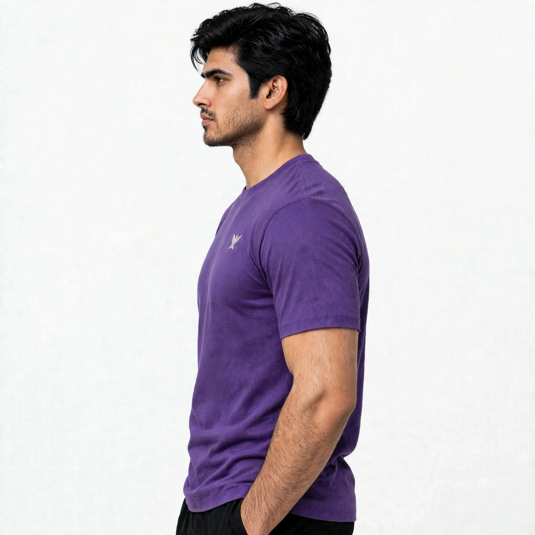 Men's Performance Short Sleeve Tee In Purple