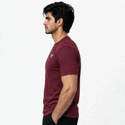 Men's Performance Short Sleeve Tee In Maroon