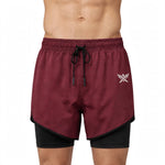Load image into Gallery viewer, Maroon Gym Shorts