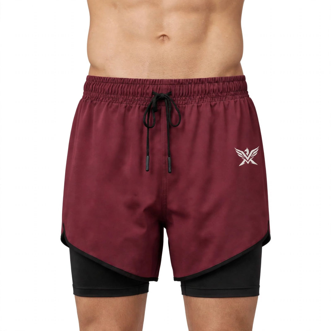 Maroon Gym Shorts