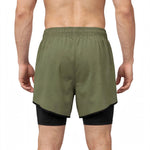 Load image into Gallery viewer, Olive Green Gym Shorts