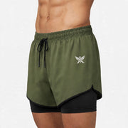 Olive Green Gym Shorts