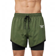 Olive Green Gym Shorts