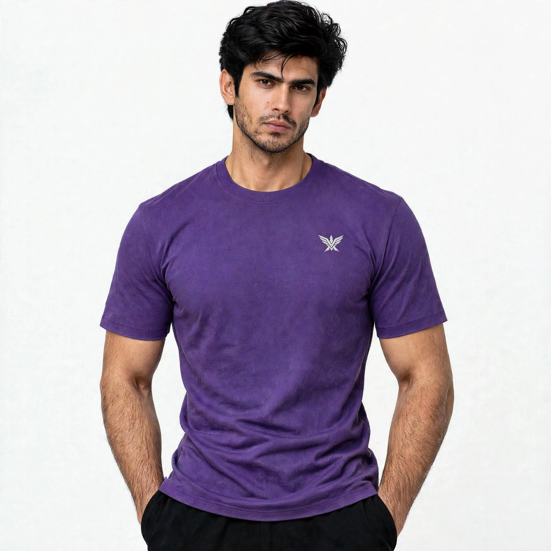 Men's Performance Short Sleeve Tee In Purple