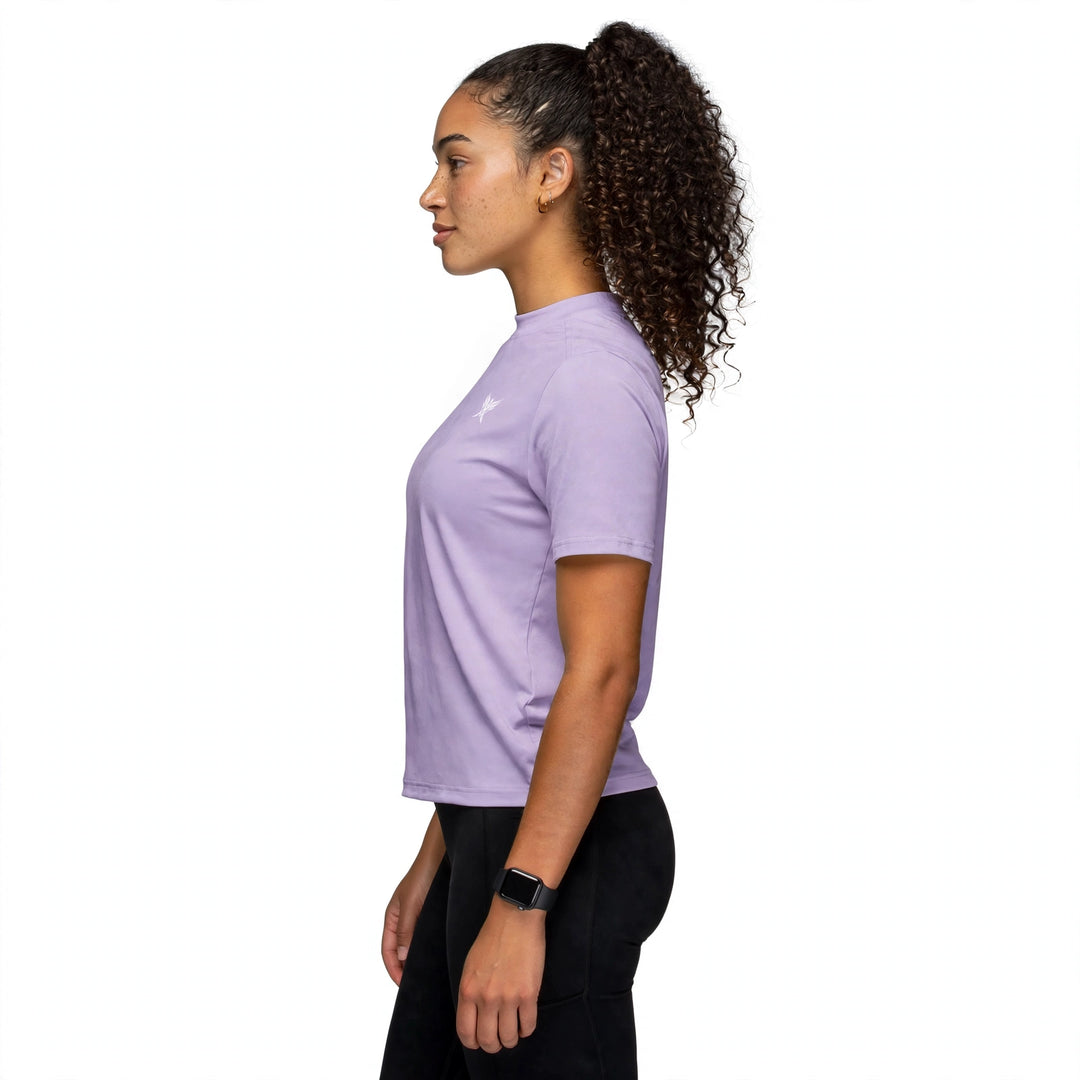 Women's Performance Short Sleeve Tee in Purple