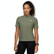 Women's Performance Short Sleeve Tee In Olive Green